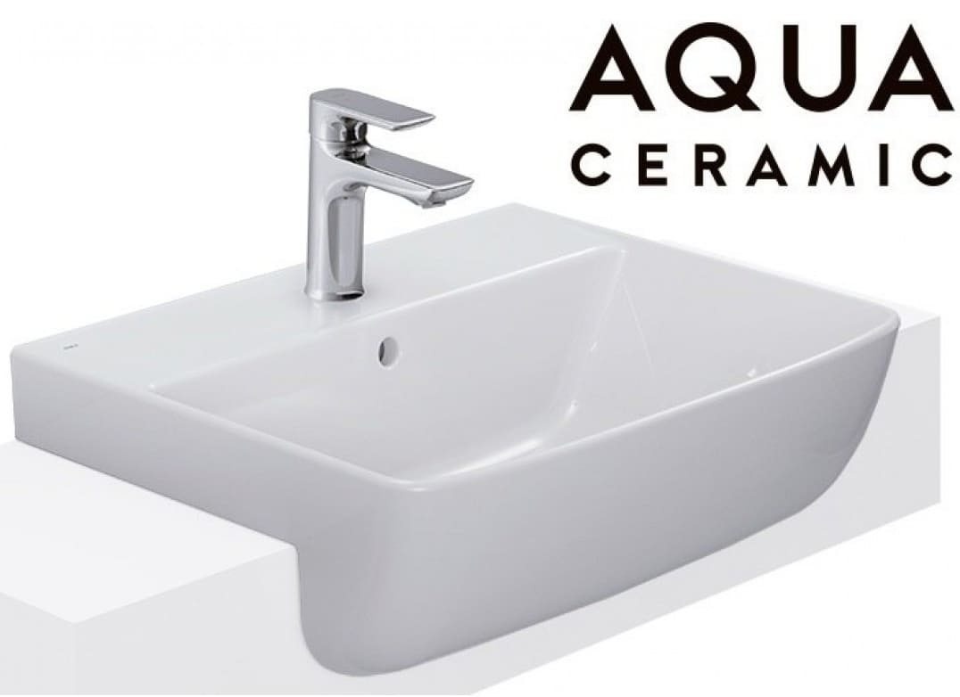 Chậu Rửa Mặt Lavabo Bán Âm Inax AL-345V