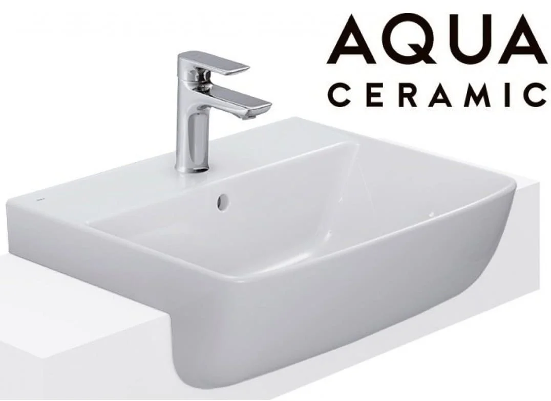 Chậu Rửa Mặt Lavabo Bán Âm Inax AL-345V