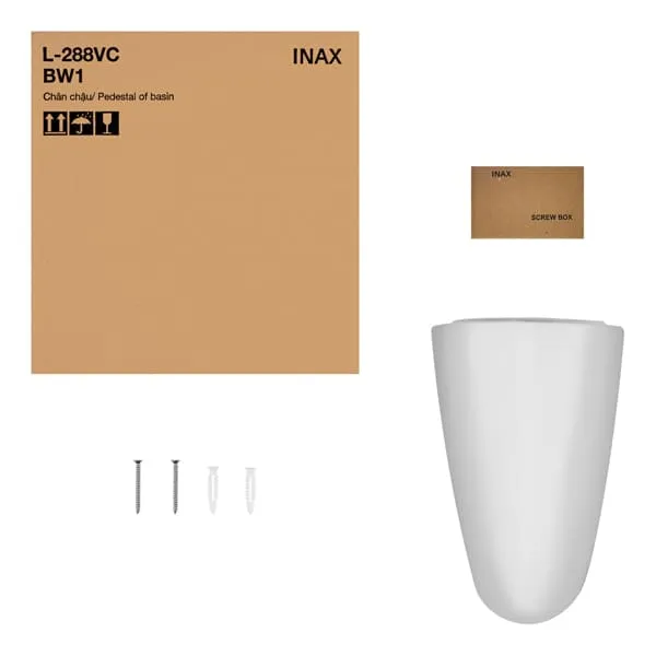 Chân lửng chậu treo tường Inax L-288VC