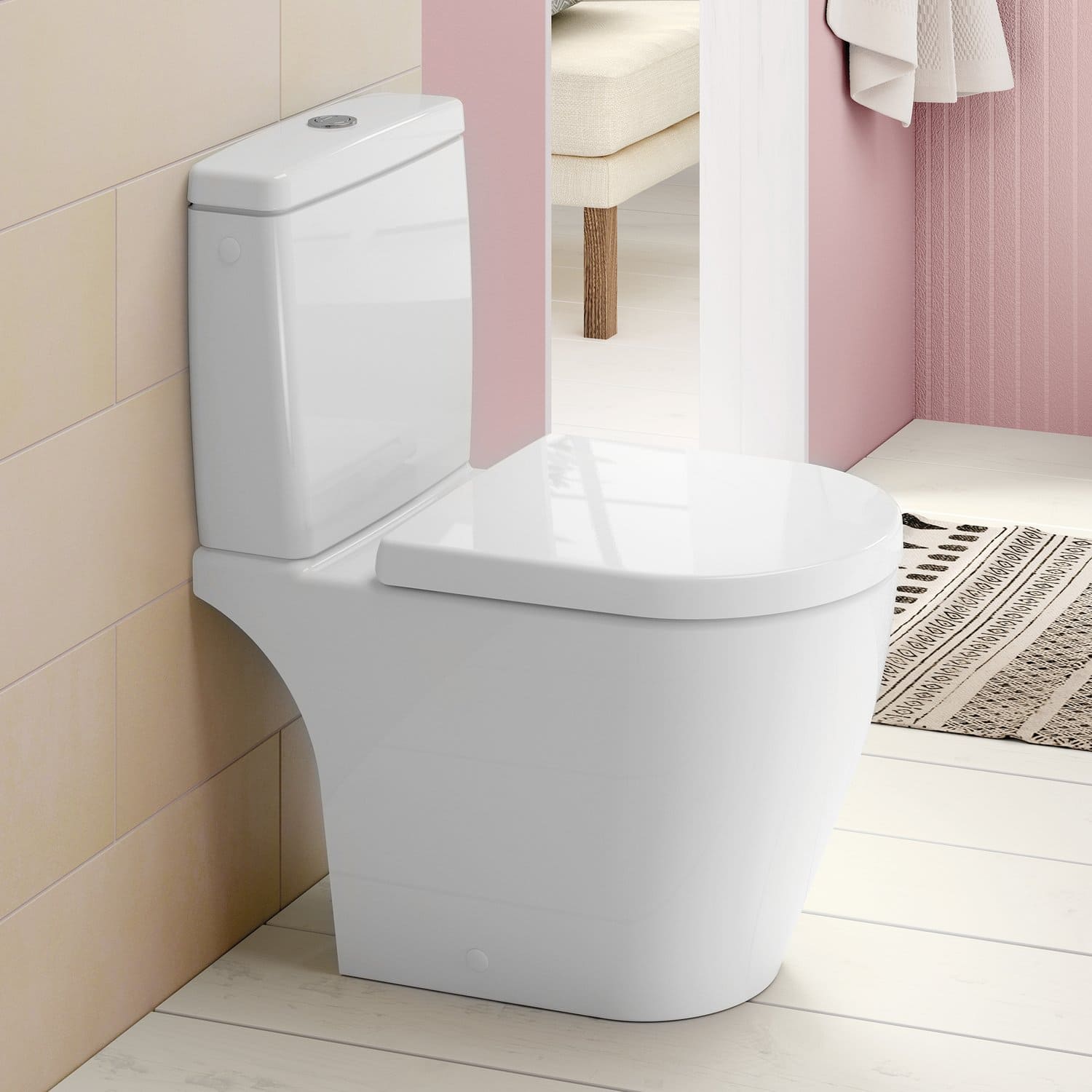 Bồn cầu 2 khối Đức Villeroy-Boch Avento 5644R001