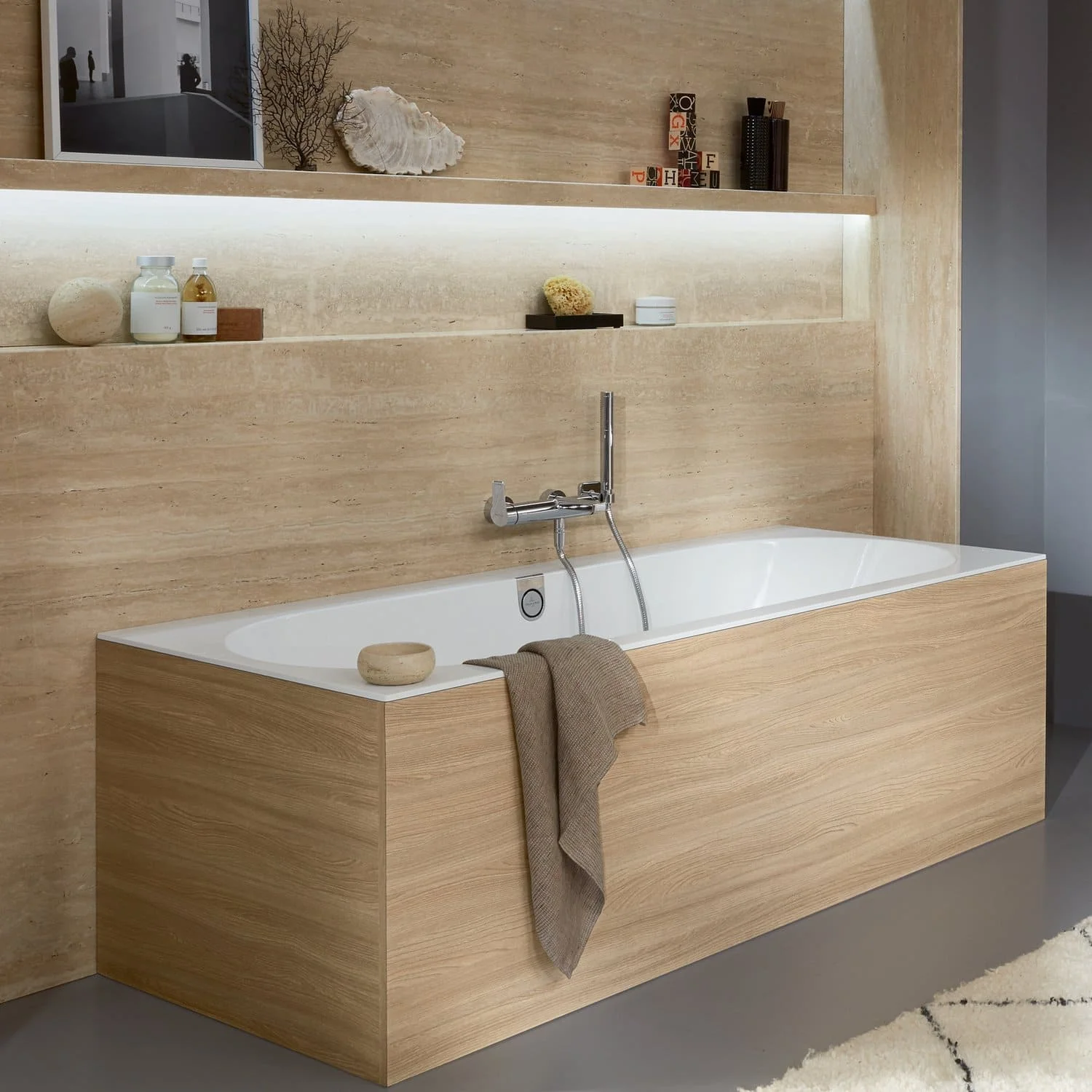 Bồn tắm hình chữ nhật 1.7m Villeroy-boch UBQ170OBR2DV-RW