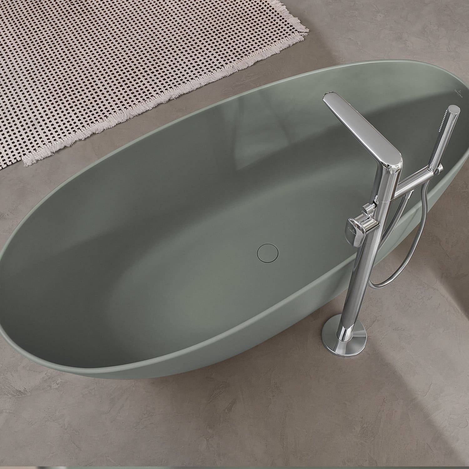 Bồn tắm đặt sàn 1.7m Villeroy-boch Antao UBQ170TAO7V-R8