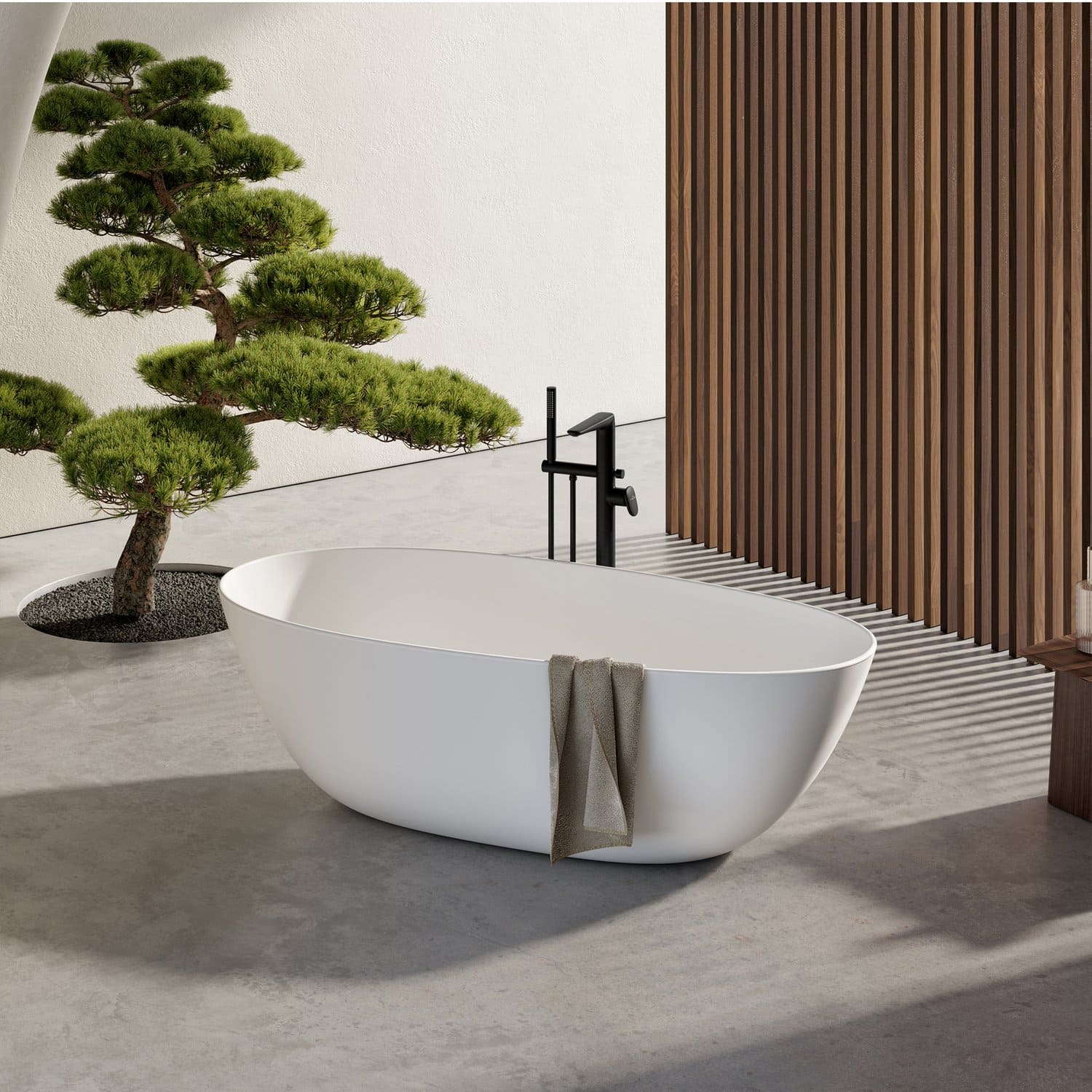 Bồn tắm đặt sàn 1.7m Villeroy-boch Antao UBQ170TAO7V-RW