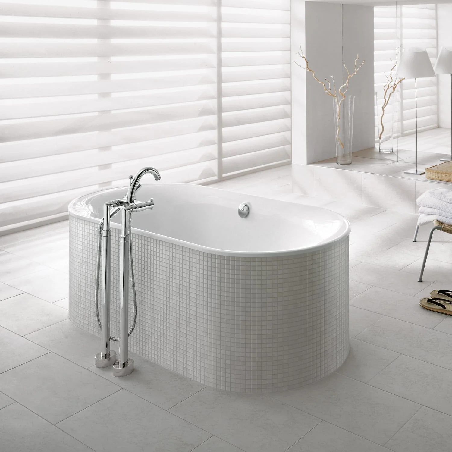 Bồn tắm hình chữ nhật 1.7m Villeroy-boch Cetus UBQ175CEU7V-01