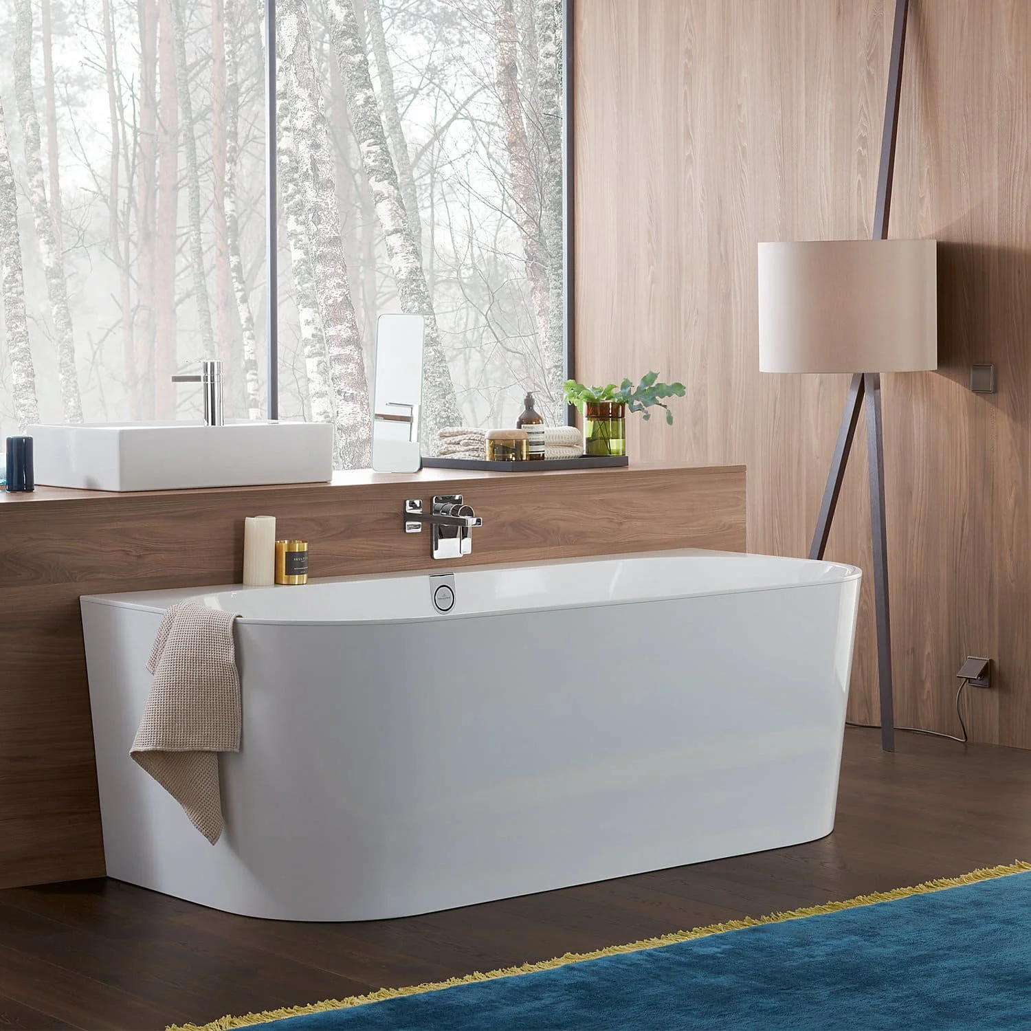 Bồn tắm hình chữ nhật 1.8m Villeroy-boch Oberon 2.0 UBQ180OBR9CD00V-01
