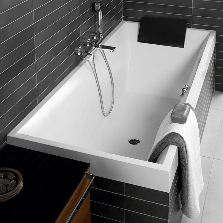 Bồn tắm hình chữ nhật 1.7m Villeroy-boch Squaro UBQ170SQR2V-01