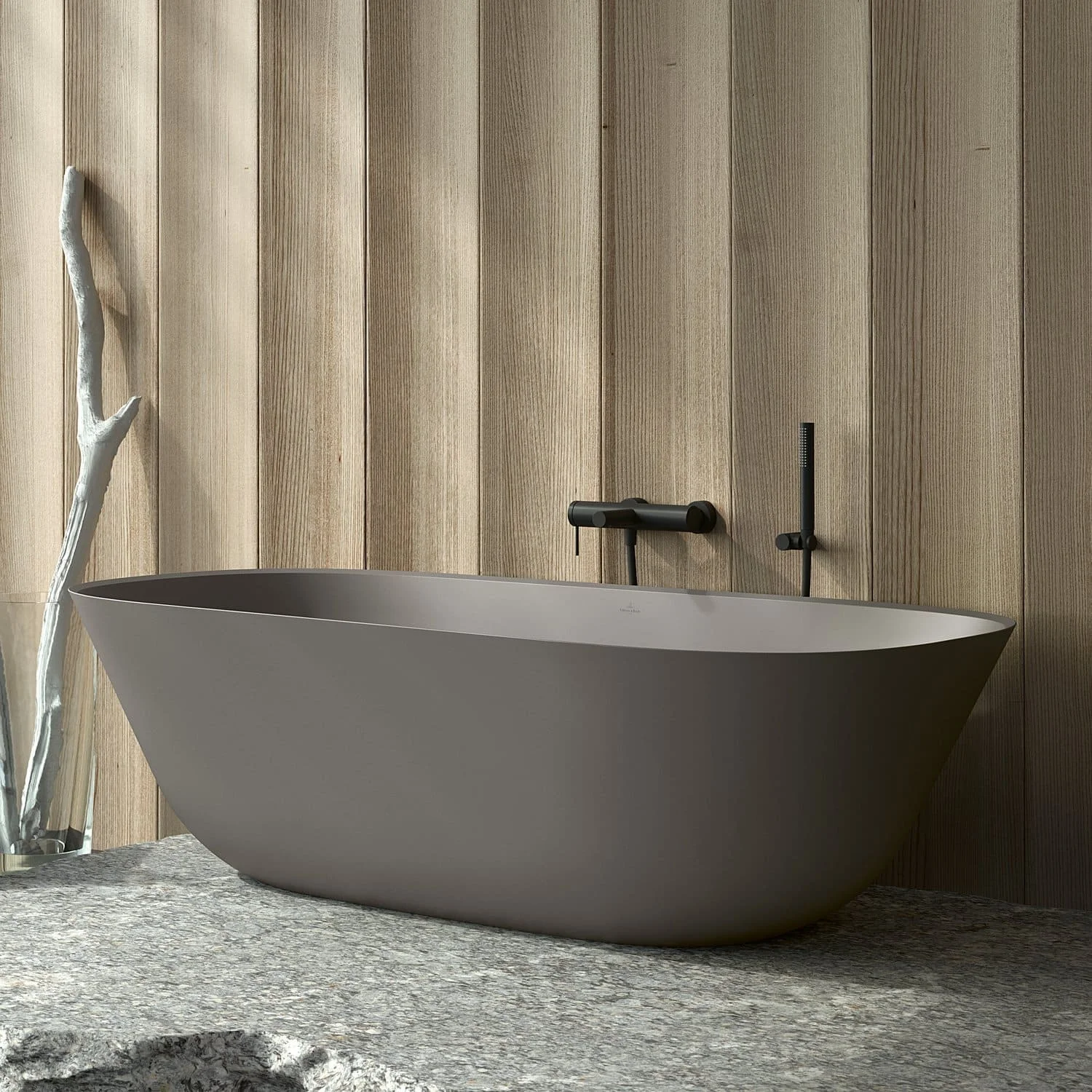 Bồn tắm đặt sàn 1.55m Villeroy-boch Antheus UBQ155ANH7F400V-3S