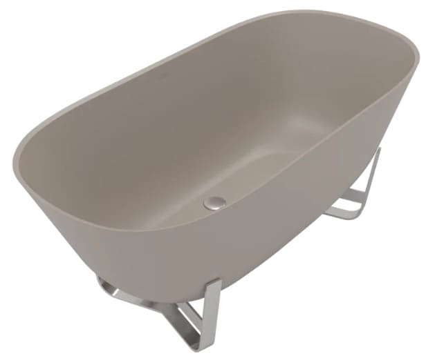 Bồn tắm đặt sàn 1.55m Villeroy-boch Antheus UBQ155ANH7F400V-AL