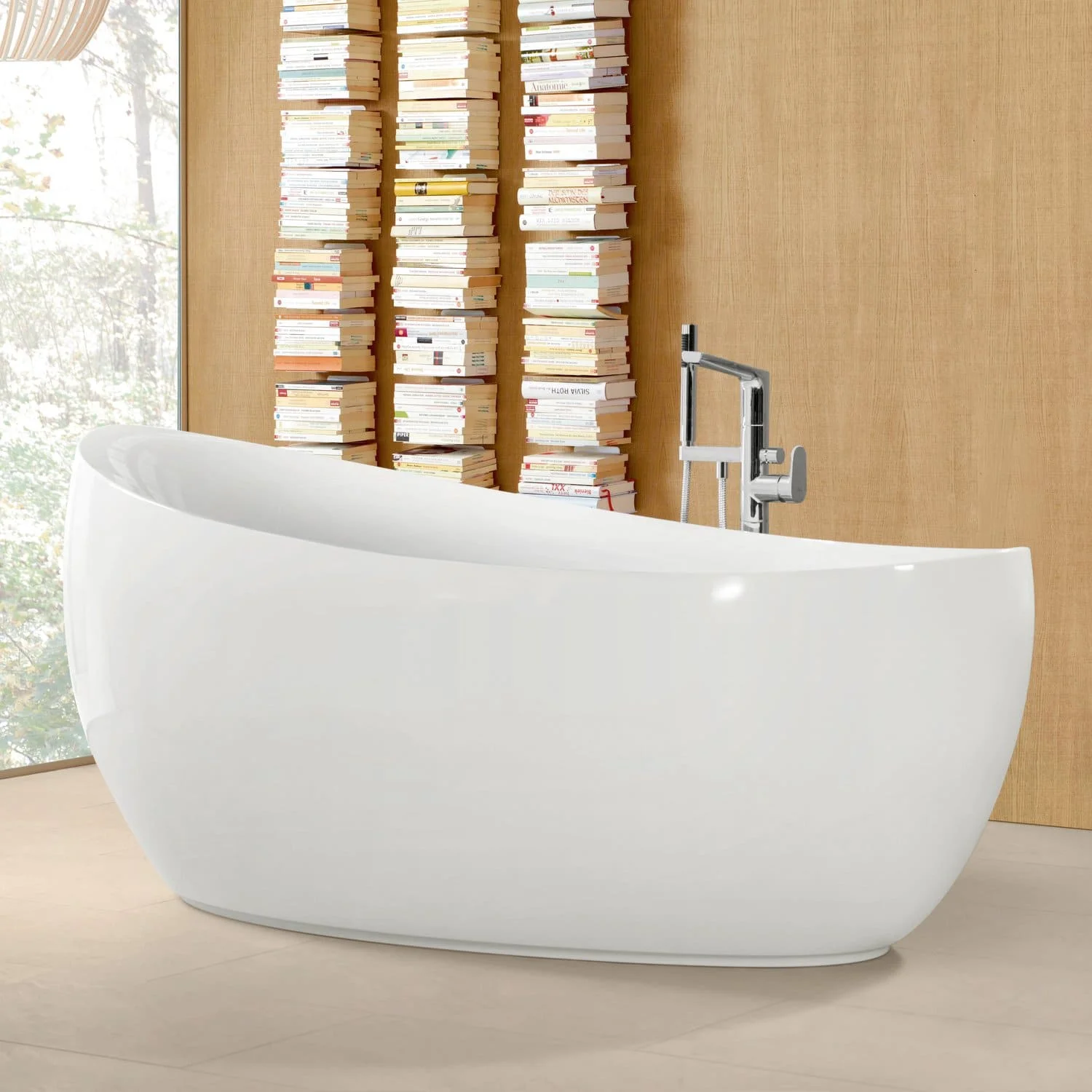 Bồn tắm đặt sàn 1.9m Villeroy-boch Aveo New Generation UBQ194AVE9W1V-01