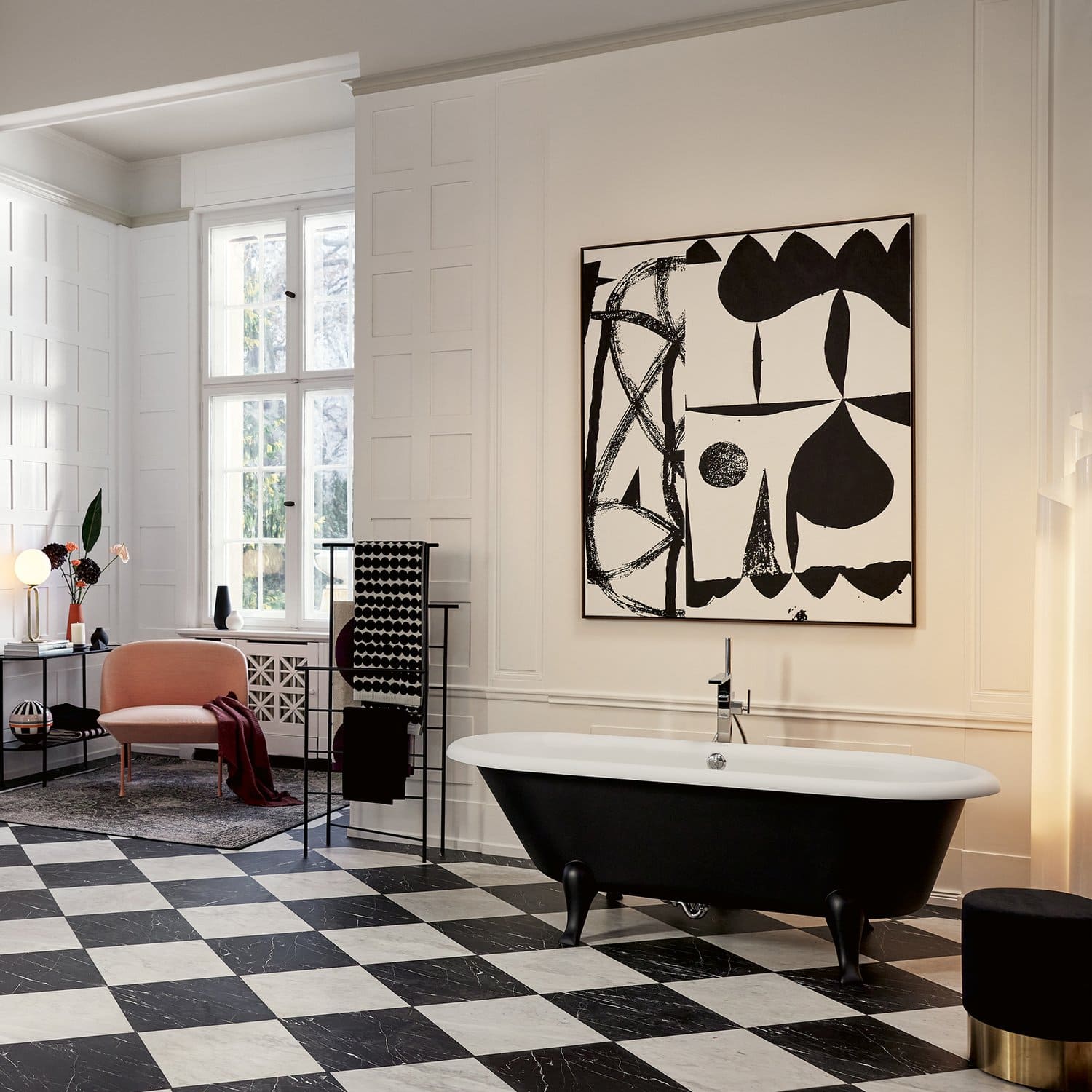 Bồn tắm đặt sàn 1.77m Villeroy-boch Hommage UBQ180HOM7WBCV-01