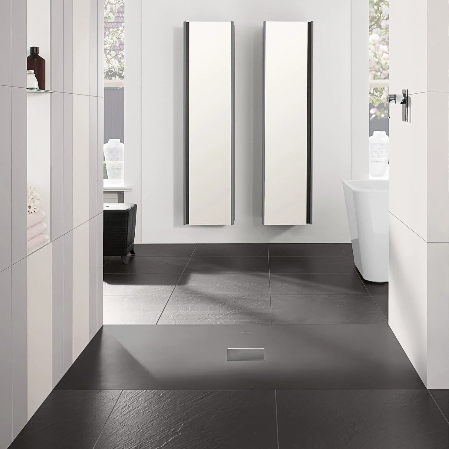 Khay Tắm Đứng Hình Chữ Nhật villeroy-boch Squaro UDQ1290SQI2V-1S