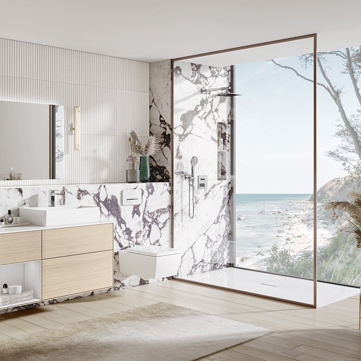 Khay Tắm Đứng villeroy-boch Squaro UDQ1080SQI2BV