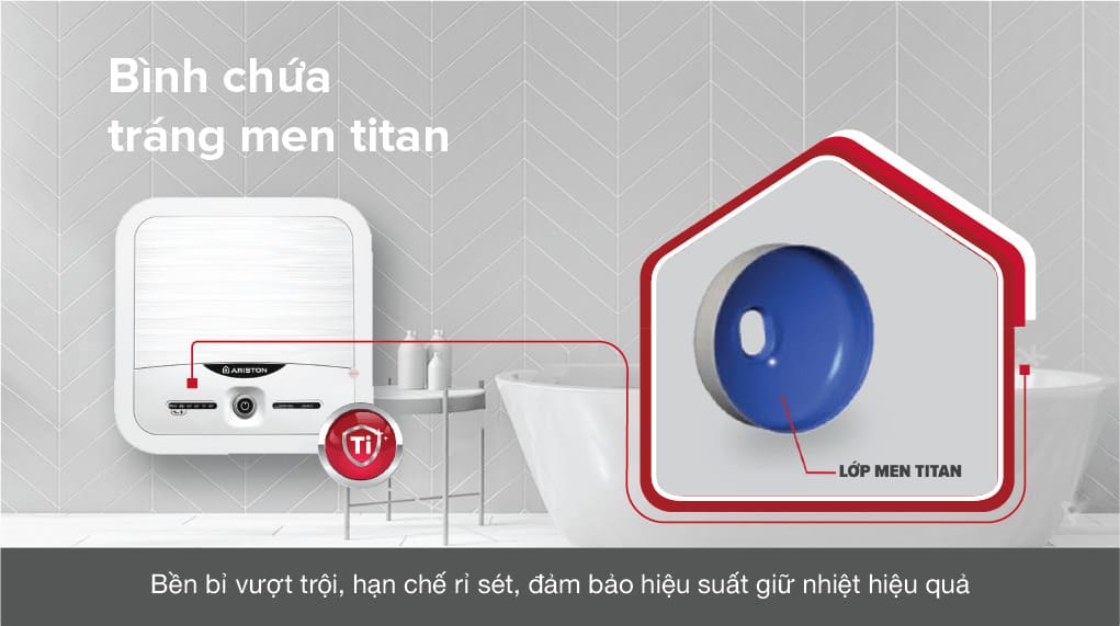 Bình nóng lạnh Ariston 30 lít ANDRIS2 30 LUX 2.5 FE