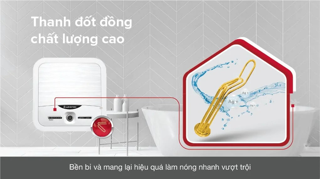 Bình nóng lạnh Ariston 30 lít ANDRIS2 30 LUX 2.5 FE