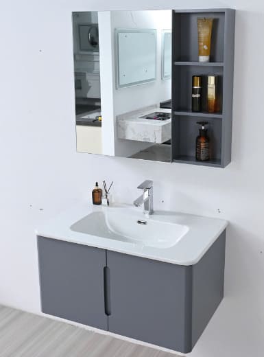 Bộ tủ chậu lavabo nhựa Mowoen MW2709-60PVC