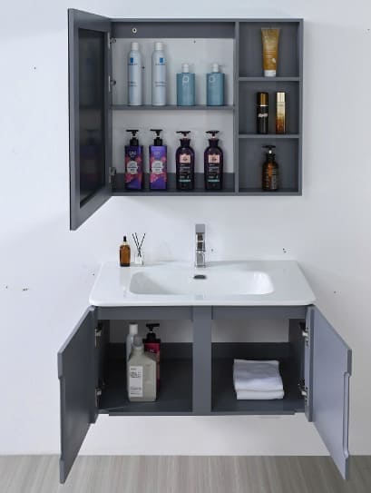 Bộ tủ chậu lavabo nhựa Mowoen MW2710-60PVC 