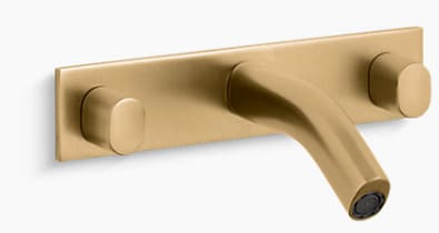 Vòi Lavabo Nóng Lạnh Âm Tường Mỹ Kohler Oblo K-10087T-9-BGD