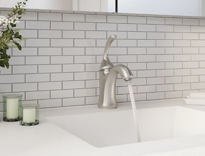 Vòi chậu rửa nóng lạnh Kohler Forté K-10215-4-CP