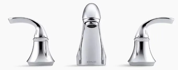 Vòi chậu rửa 3 lỗ nóng lạnh Kohler Forté K-10272-4-PB