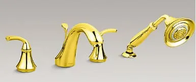 Vòi sen bồn tắm Mỹ Kohler Forté K-10294T-4-PGD