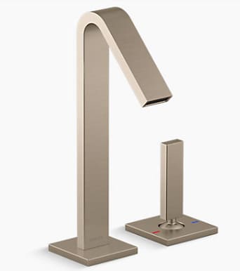 Vòi chậu rửa 3 lỗ nóng lạnh Kohler Loure K-10319T-4-BV