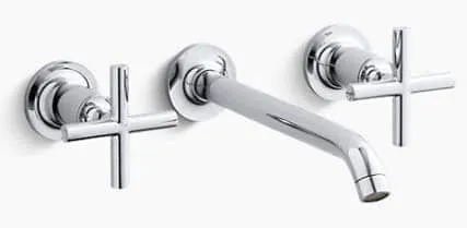 Vòi Lavabo Nóng Lạnh Âm Tường Mỹ Kohler Purist K-14415T-3-PGD