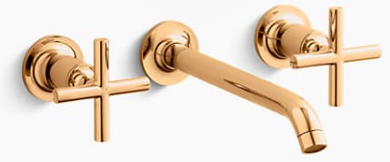 Vòi Lavabo Nóng Lạnh Âm Tường Mỹ Kohler Purist K-14415T-3-RGD