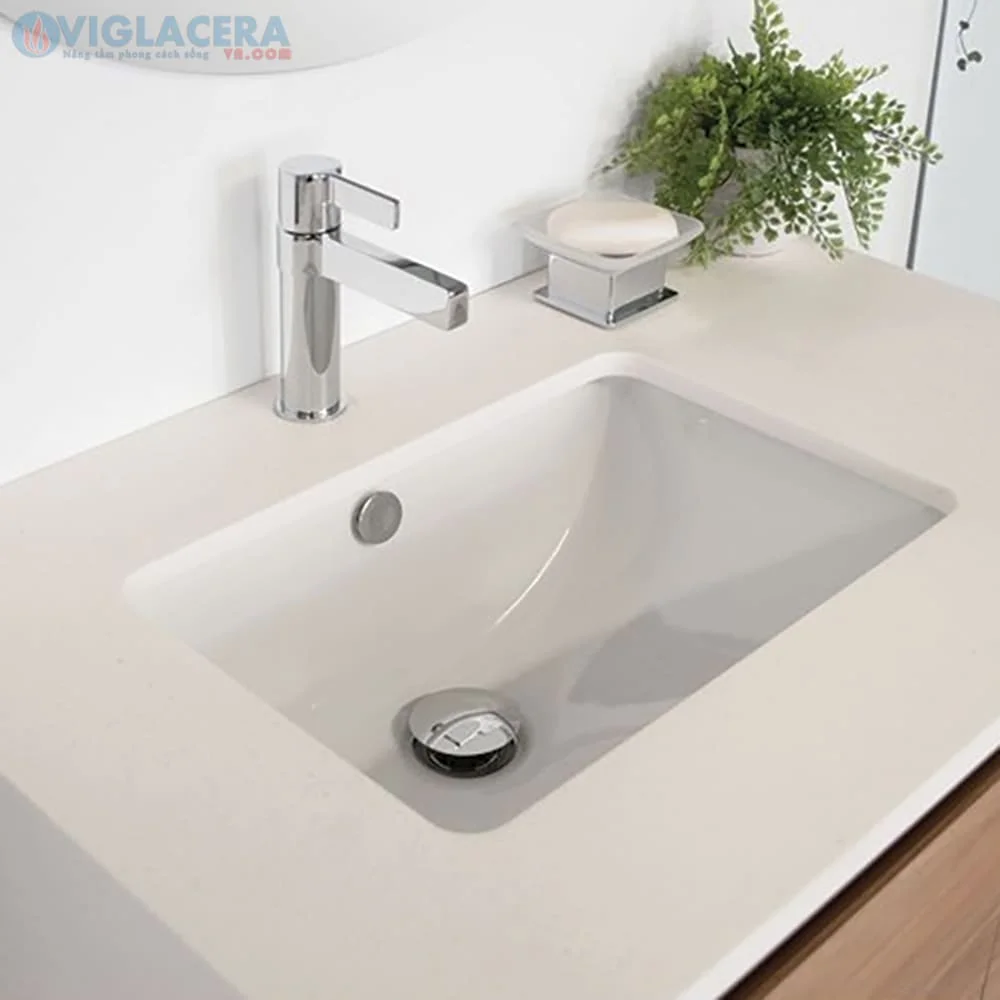 Chậu rửa mặt âm bàn Viglacera V.25.STD