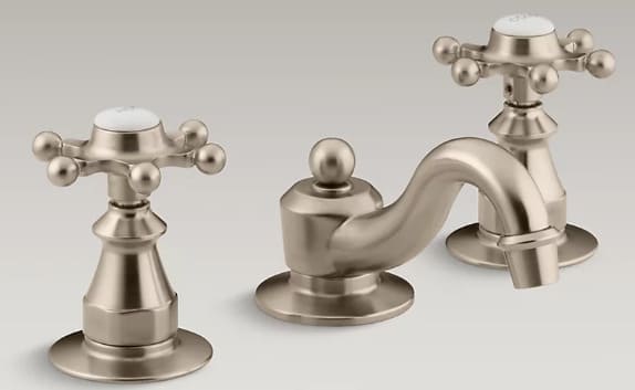 Vòi chậu rửa 3 lỗ nóng lạnh Kohler Antique K-108-3-BV