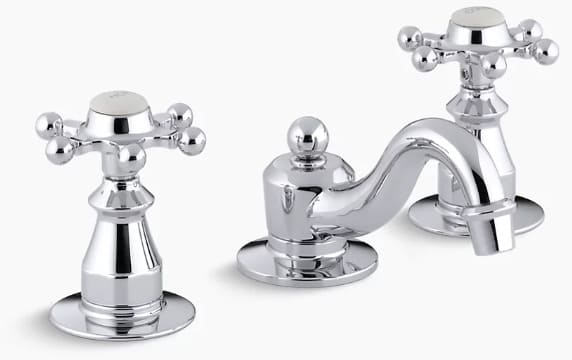 Vòi chậu rửa 3 lỗ nóng lạnh Kohler Antique K-108-3-CP