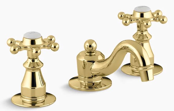 Vòi chậu rửa 3 lỗ nóng lạnh Kohler Antique K-108-3-CP