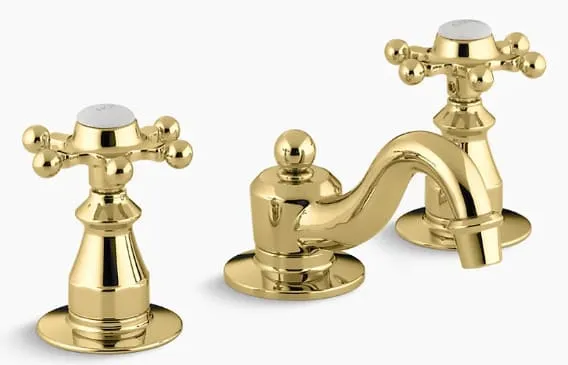 Vòi chậu rửa 3 lỗ nóng lạnh Kohler Antique K-108-3-CP