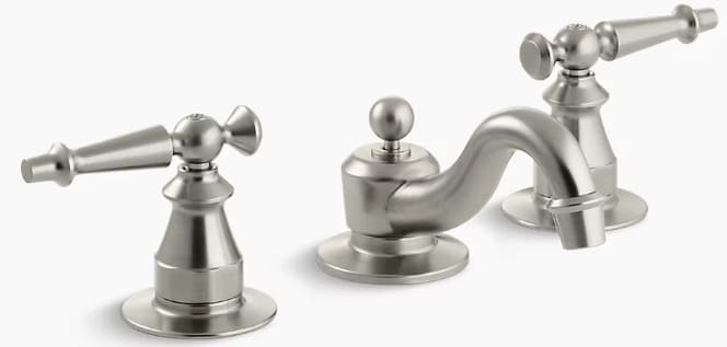 Vòi chậu rửa 3 lỗ nóng lạnh Kohler Antique K-108-4-BN