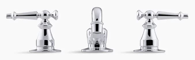 Vòi chậu rửa 3 lỗ nóng lạnh Kohler Antique K-108-4-G