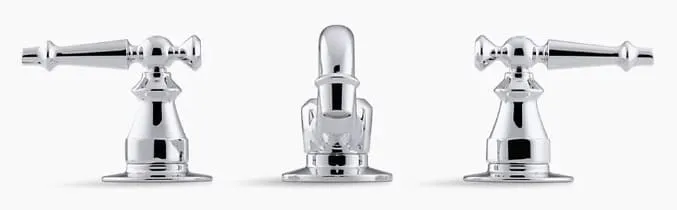 Vòi chậu rửa 3 lỗ nóng lạnh Kohler Antique K-108-4-G