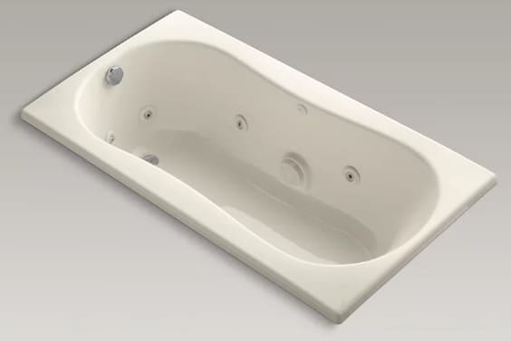 Bồn tắm nhựa âm sàn massage Kohler Proflex K-1106-47