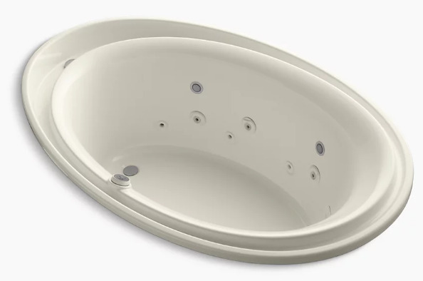 Bồn tắm nhựa massage Kohler Purist K-1110-AH-96