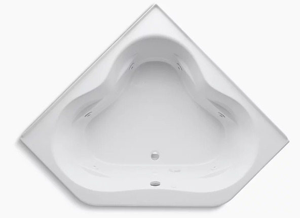 Bồn tắm nhựa massage Tercet Kohler K-1160-FH-55