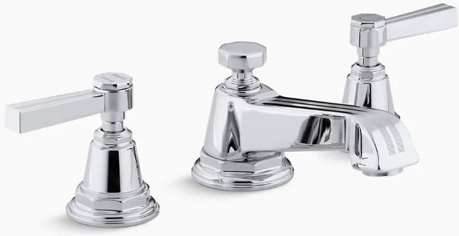 Vòi chậu rửa nóng lạnh Pinstripe Kohler K-13132-4B-CP