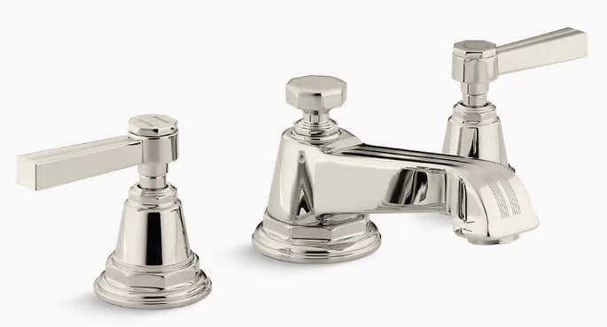 Vòi chậu rửa nóng lạnh Pinstripe Kohler K-13132-4B-SN