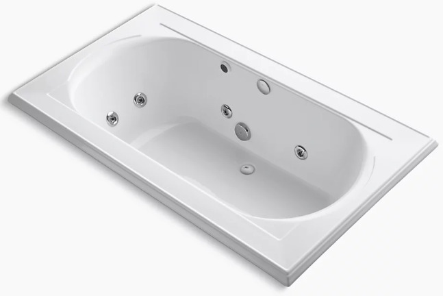 Bồn tắm nhựa massage Memoirs Kohler K-1418-H2-0