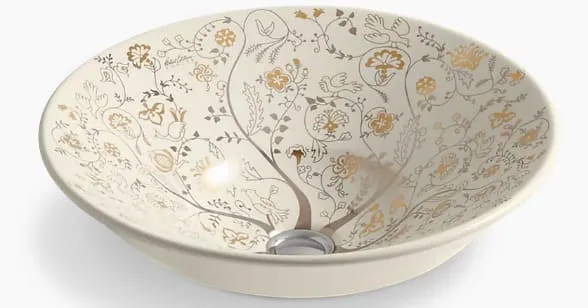 Chậu rửa đặt bàn Mille Fleurs Kohler K-14223-T9-47