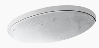 Chậu rửa âm bàn Empress Bouquet Kohler K-14273T-SMC-0