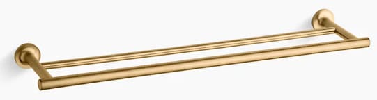 Thanh treo khăn đôi Purist kohler K-14375-2MB