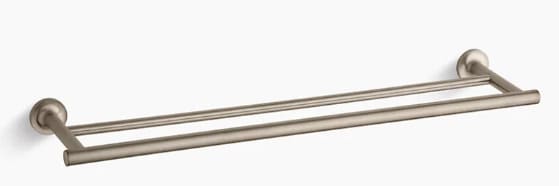 Thanh treo khăn đôi Purist kohler K-14375-BV