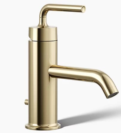 Vòi chậu rửa nóng lạnh Purist Kohler K-14402-4A-AF
