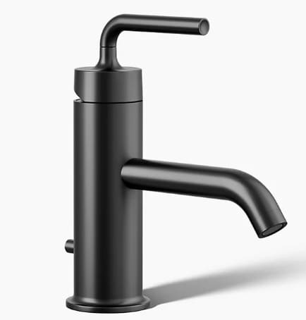 Vòi chậu rửa nóng lạnh Purist Kohler K-14402-4A-BL