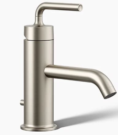 Vòi chậu rửa nóng lạnh Purist Kohler K-14402-4A-BN