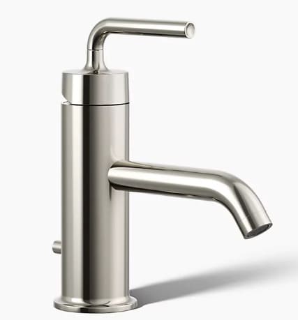 Vòi chậu rửa nóng lạnh Purist Kohler K-14402-4A-SN