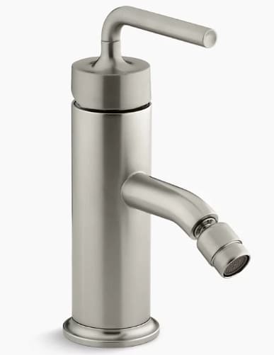Vòi chậu rửa nóng lạnh Purist Kohler K-14434-4A-BN
